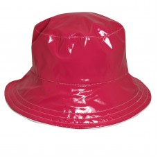 New Dorfman Pacific Mujer&apos;s Reversible Solid/Polka Dot Bucket Rain Hat  eb-32219795